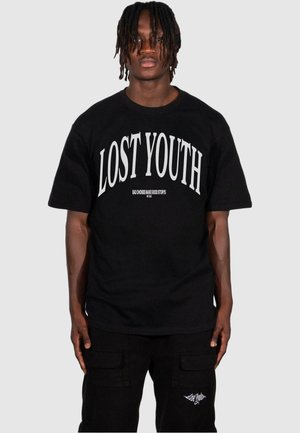 Lost Youth CLASSIC - T-shirt imprimé - black