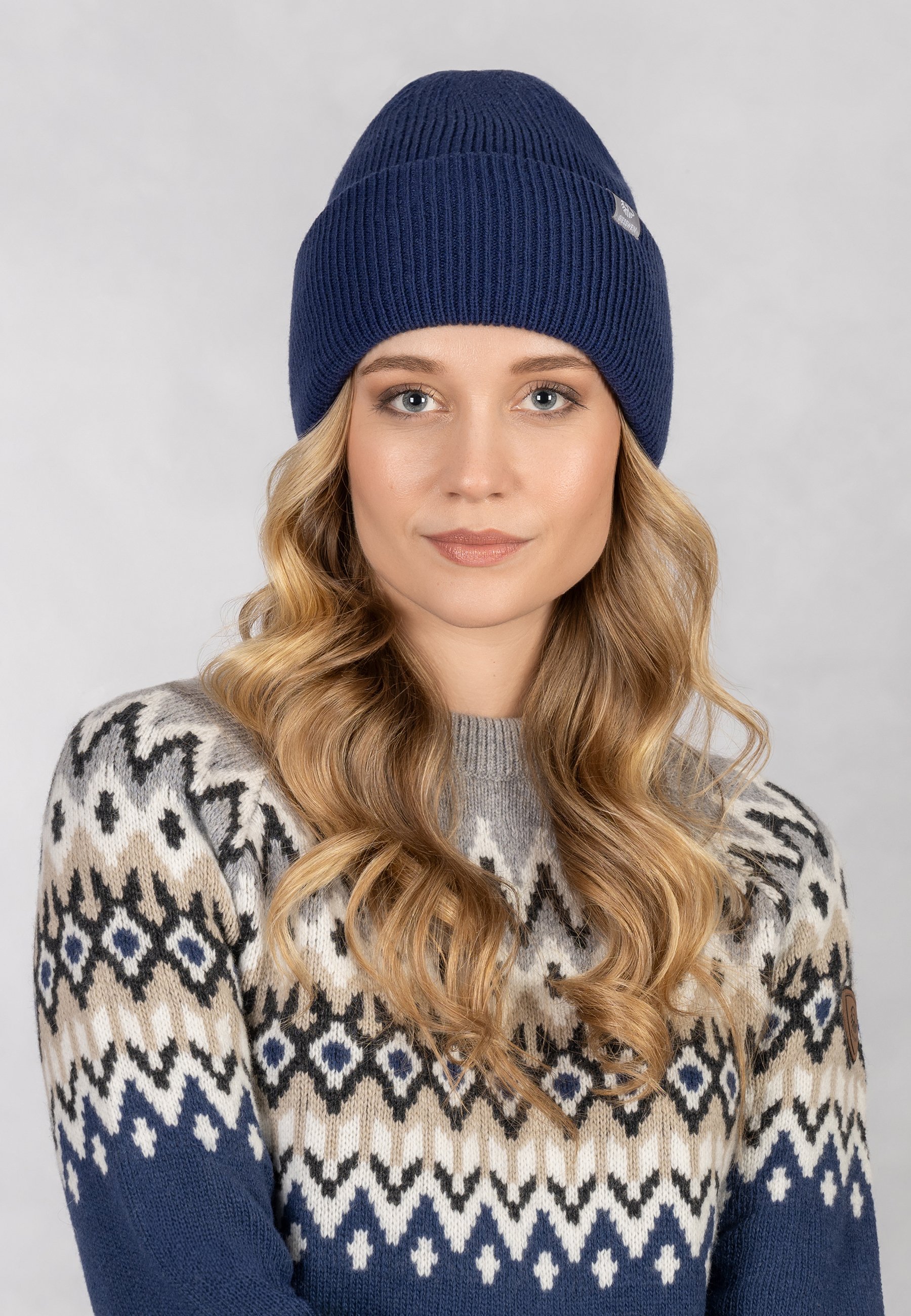 Giesswein FLONING UNISEX - Beanie - ocean blue/dark-blue  display picture 2