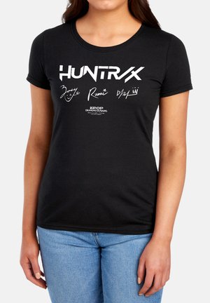 NETFLIX, KPOP DEMON HUNTERS HUNTRIX SIGNATURES - Print T-shirt - black