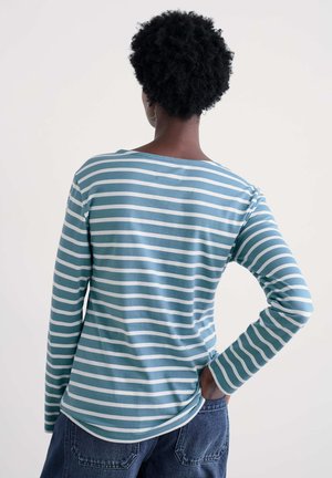 Seasalt Cornwall, SAILOR - Top s dlhým rukávom - blue breton horizon chalk