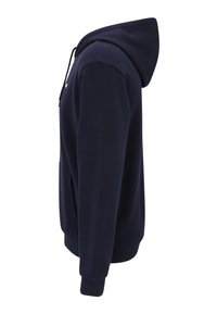 Fila BENGEL LANGARM LOGO EINFARBIG - Felpa con cappuccio - black iris