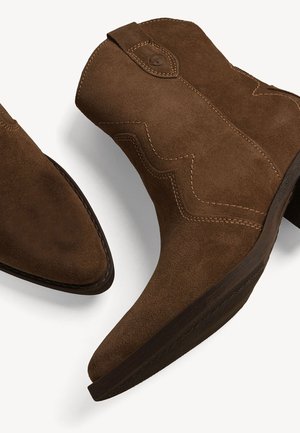 Cowboy- / bikerstøvlette - taupe