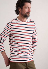 Seasalt Cornwall SAILOR - Langarmshirt - orange duet breton chalk sunstone