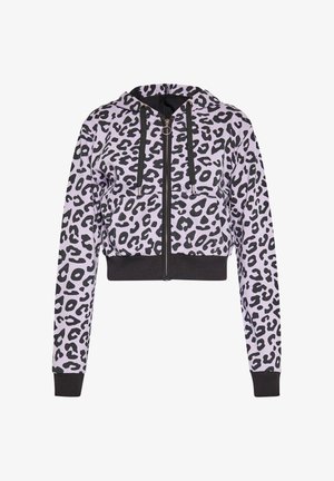 CO-BRANDED WITH SWIRLY - Sweat zippé - lavender leo