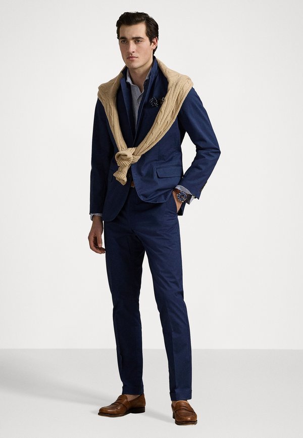 STRETCH CHINO SUIT TROUSER - Trousers2