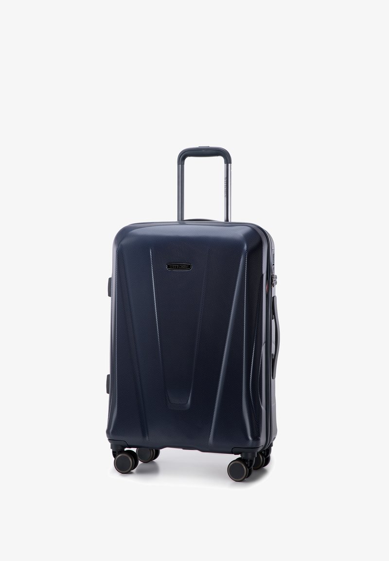 WITTCHEN MEDIUM SUITCASE FROM POLYCARBONATE - Trolley - dunkeblau