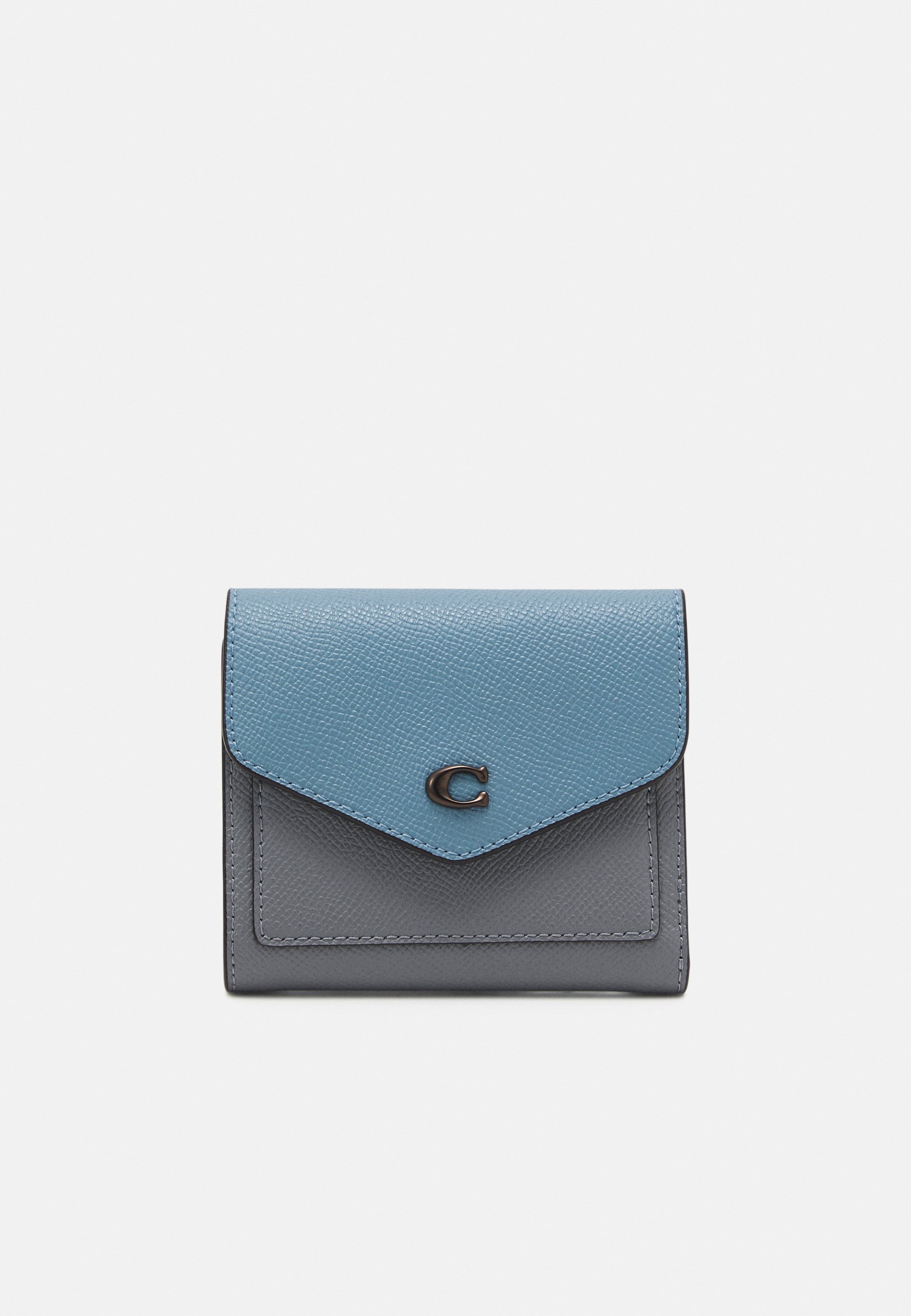 coach small wallet in colorblock