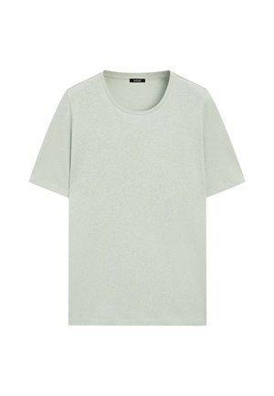 Massimo Dutti, T-shirts basic - turquoise