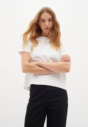 LUKE BASE - T-Shirt basic - pure white
