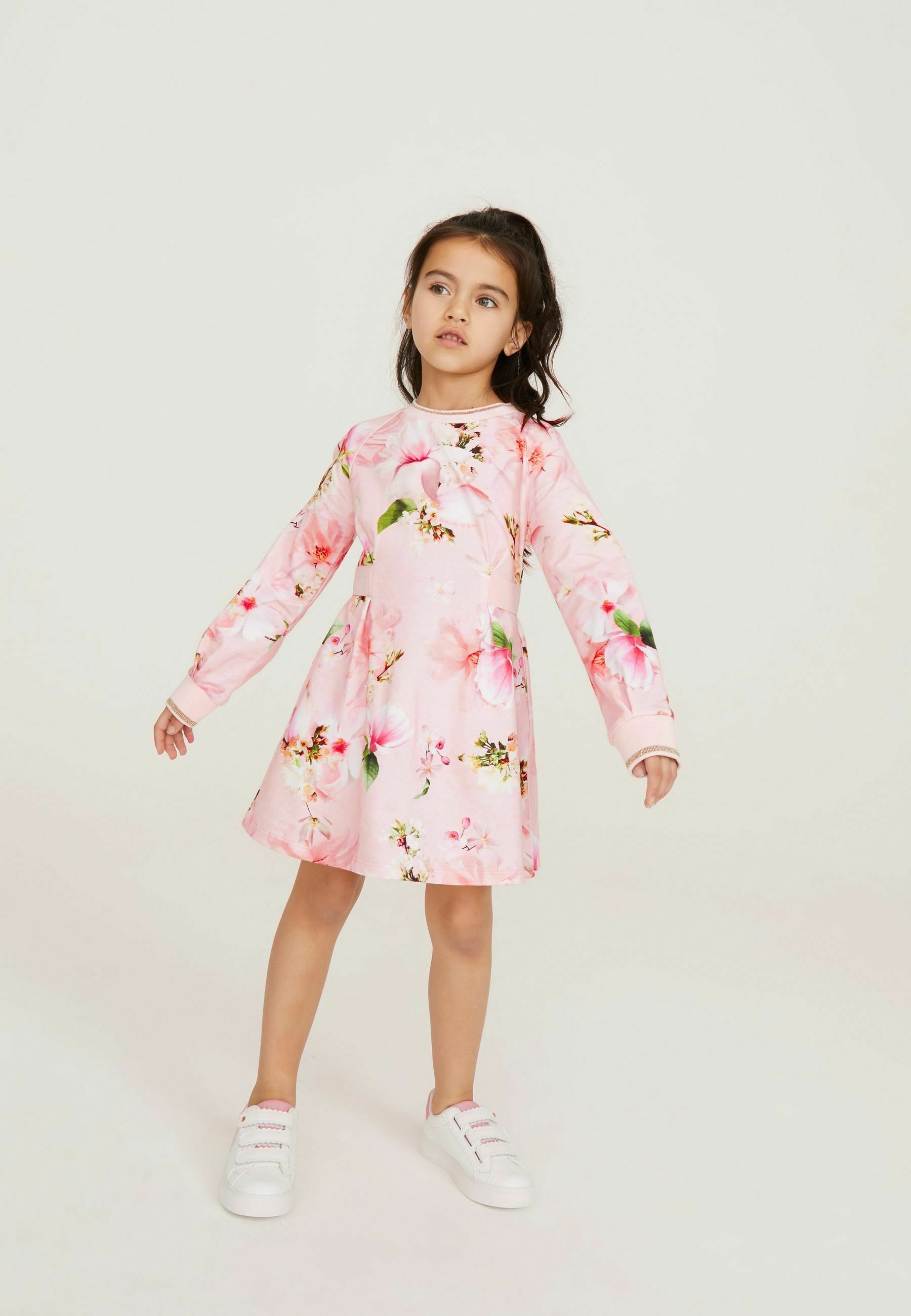 baker by ted baker pink floral jersey dress