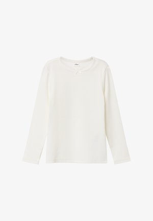 AVEC DÉTAIL DE NŒUD - Top dugih rukava - creme