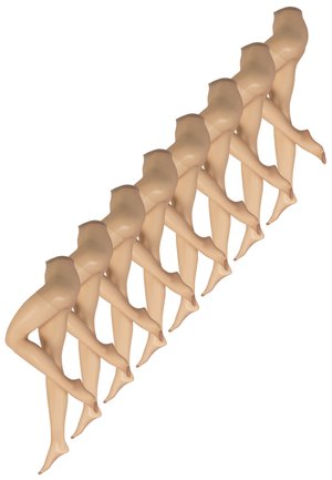 8-PACK FEINSTRUMPFHOSE - Strumpfhose - mandel