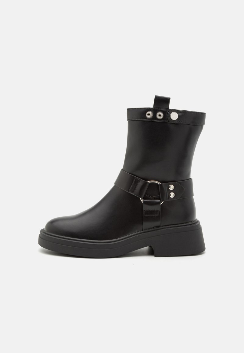 Even&Odd Wide Fit Bottines à plateau - black