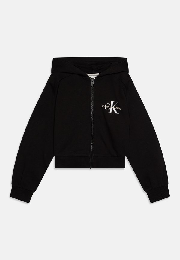GLITTER MONOLOGO ZIP HOODIE - Zip-up sweatshirt