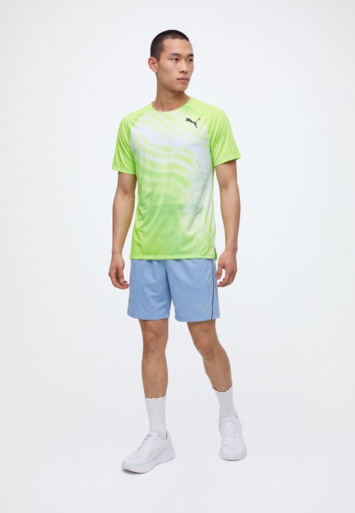PUMA LIGHTSPEED GRAPHIC - Sports T-shirt - sunny lime — photo 2