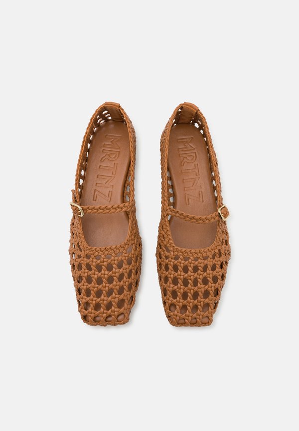 PARIS WOVEN - Ankle strap ballet pumps4