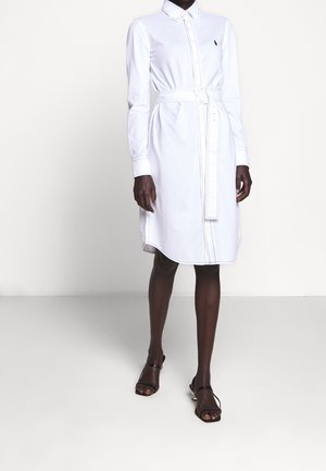 Vestido camisero - white