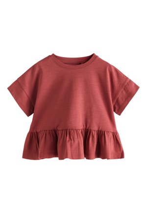 Next, REGULAR FIT - SHORT SLEEVE  - T-shirts print - rust brown