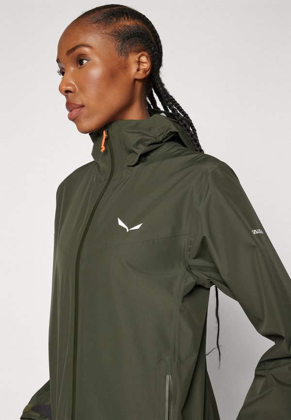 PUEZ JACKET - Waterproof jacket - dark olive4