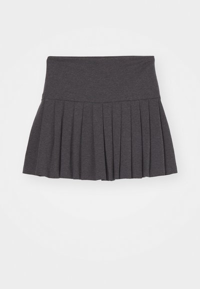 Norma Kamali SKIRT - Φούστα σε γραμμή Α - dark heather grey