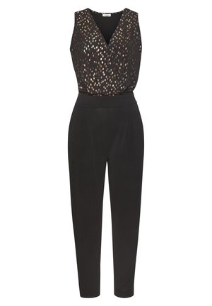 OVERALL - Jumpsuit - schwarz gold