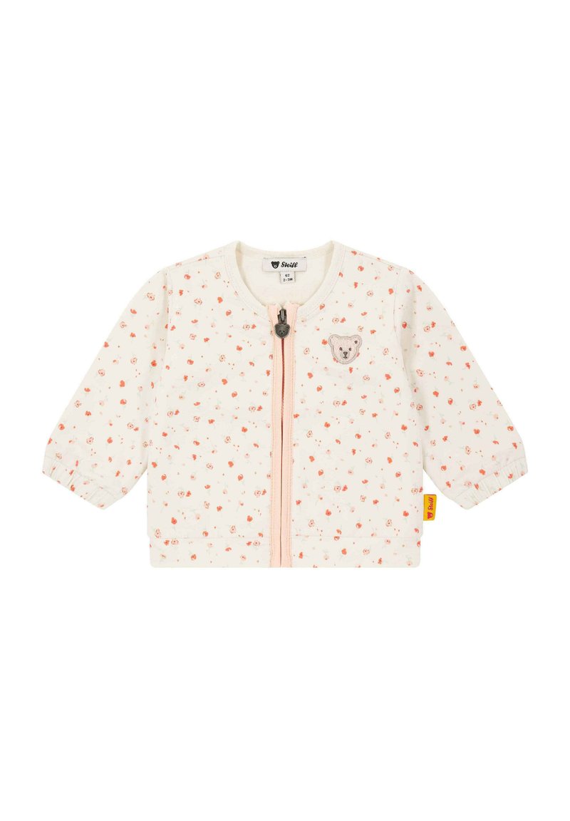 Steiff Sweater met rits crème