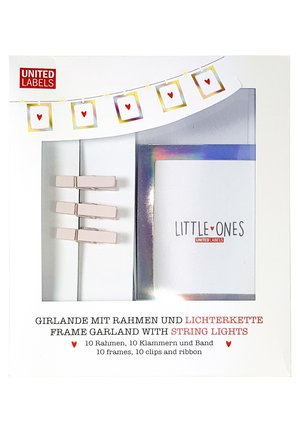 United Labels FOTO GIRLANDE MIT LEDS KLAMMERN UND SILBE - Other accessories - mehrfarbig