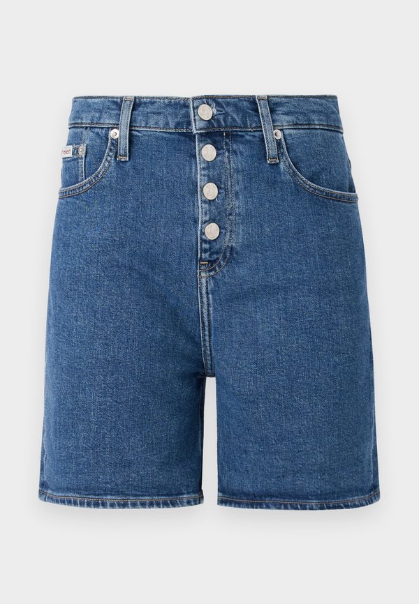 Denim shorts - denim dark2