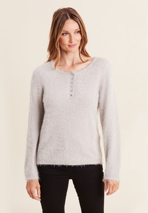 MIT LANGEN ÄRMELN - Pullover - gris clair