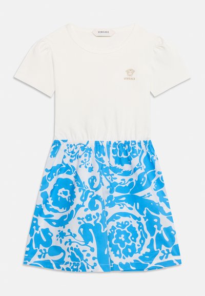 Versace DRESS BAROCCO KIDS MEDUSA - Φόρεμα ημέρας - white/azure blue