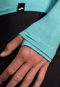 Brooks LUXE - Pitkähihainen paita - htr aqua