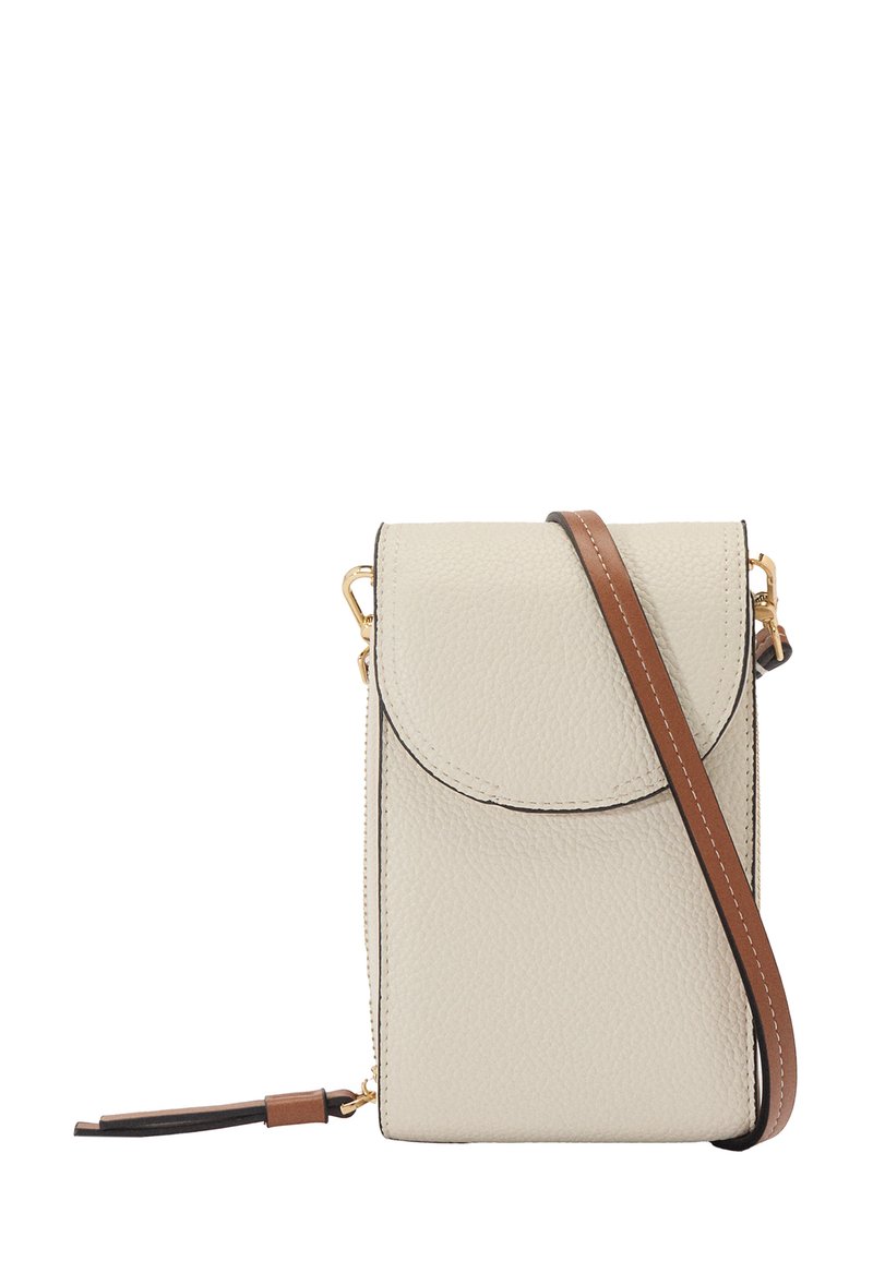 PARFOIS WITH FLAP CLOSURE - Ovitek za telefon - ecru