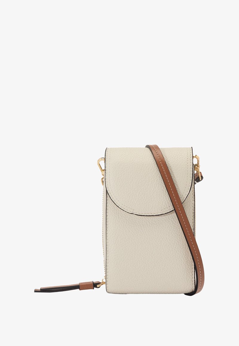 PARFOIS WITH FLAP CLOSURE - Ovitek za telefon - ecru