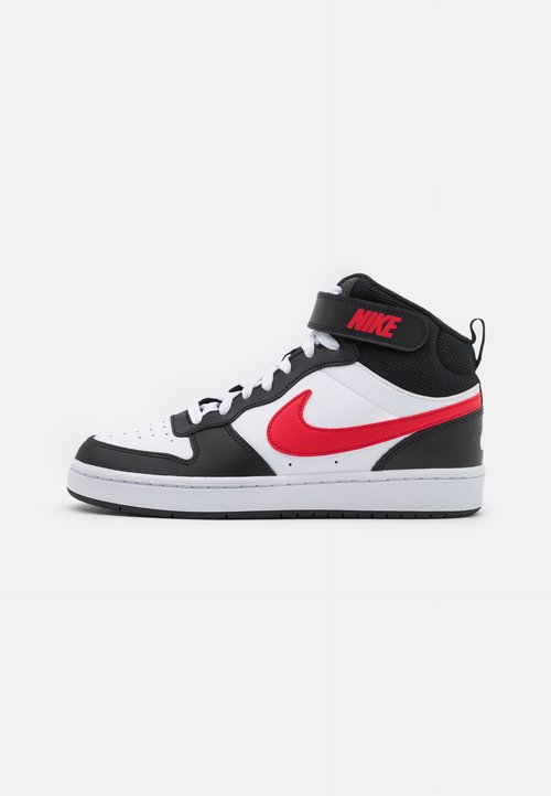 Nike Sportswear Sneakers high - white/university red/white/black/light stone