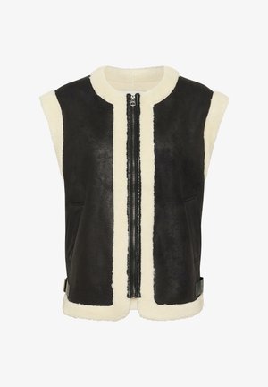 Kaffe Waistcoat - black deep