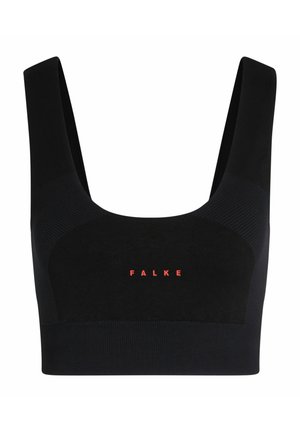 FALKE CORE Seamless Medium Support - Sport-BH mit mittlerer Stützkraft - black (3000)