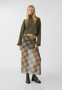 Stradivarius Stickad tröja - khaki