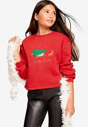 CHRISTMAS - REGULAR FIT - Sudadera - red