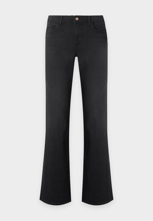 ONLY, ONLLINEA MID WAIST - Τζιν καμπάνα - washed black