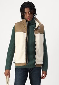 K-Way LE VRAI UNISEX - Bodywarmer - ecru/brown