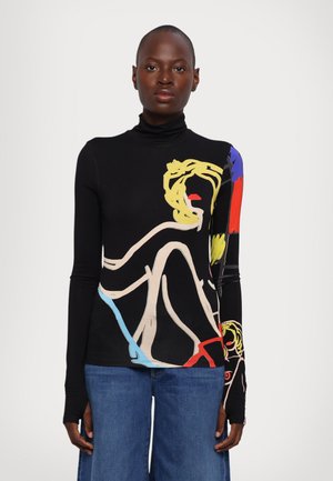 Long sleeved top - black