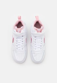 Nike Sportswear COURT BOROUGH MID 2 UNISEX - Visoke tenisice - white/pink glaze
