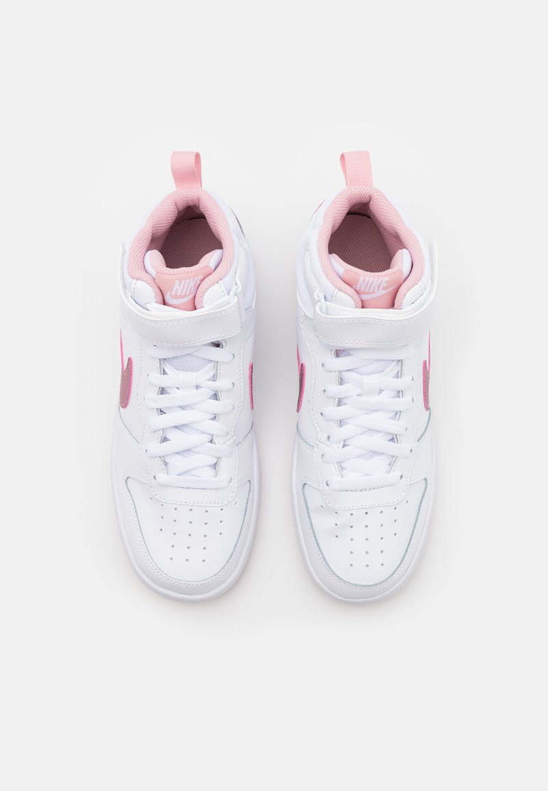 Nike Sportswear Court Borough Mid 2 Unisex High Top Trainers White Pink Glaze White Zalando Co Uk Nike Sportswear Court Borough Mid 2 Unisex High Top Trainers White Pink Glaze White Zalando Co Uk