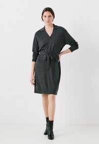 Caroll Strickkleid - gris fonce