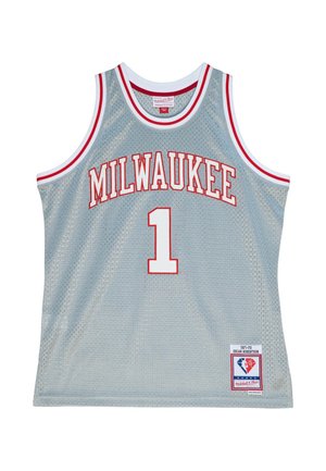 MAILLOT NBA MILWAUKEE BUCKS OSCAR ROBERTSON 75TH  - Squadra - argenté blanc vert