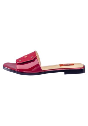 Pantolette flach - red