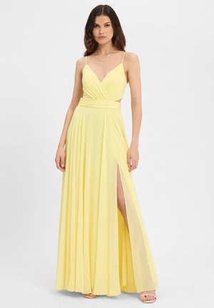 Marie Lund Maxi-jurk - zitrone