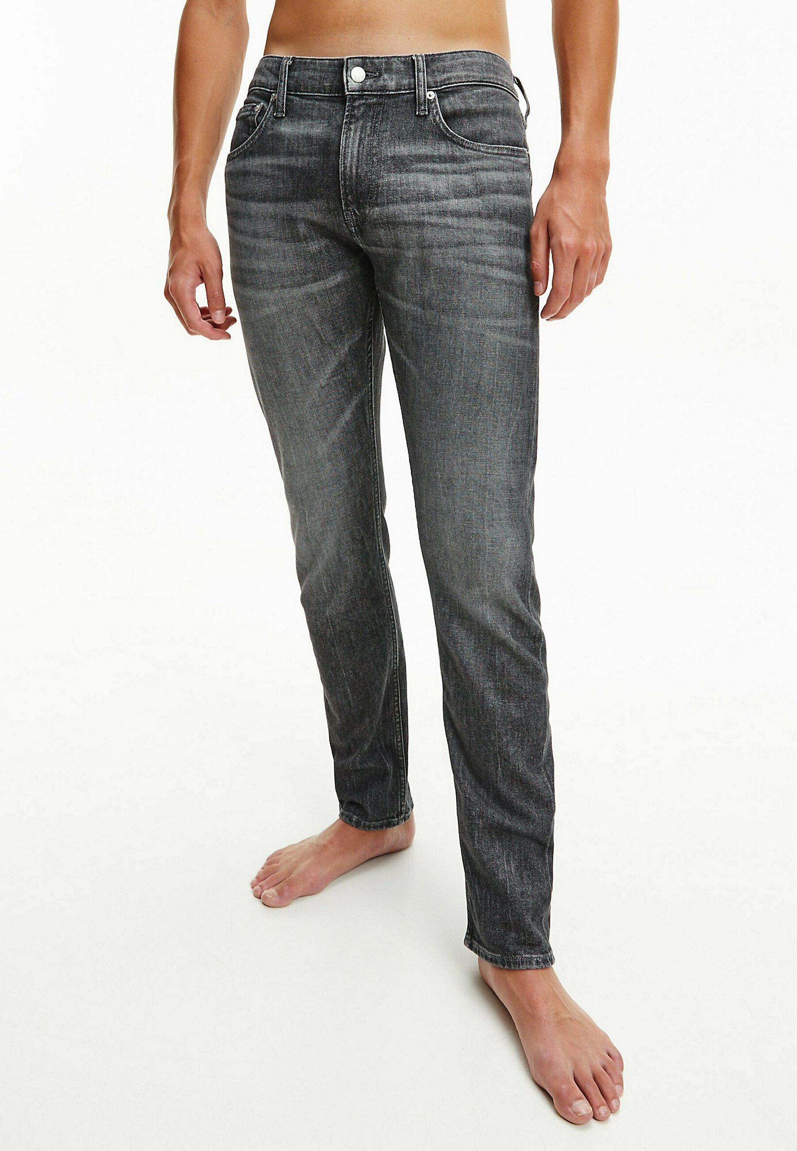 Calvin Klein Jeans Jeans slim fit - denim grey/grigio chiaro - Zalando.it