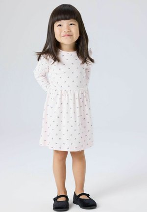 Name it, DRESS REGULAR FIT - Strickkleid - raindrops on roses