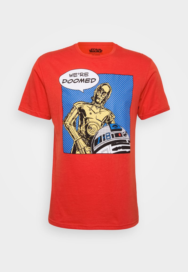 Star Wars T-shirt print rood
